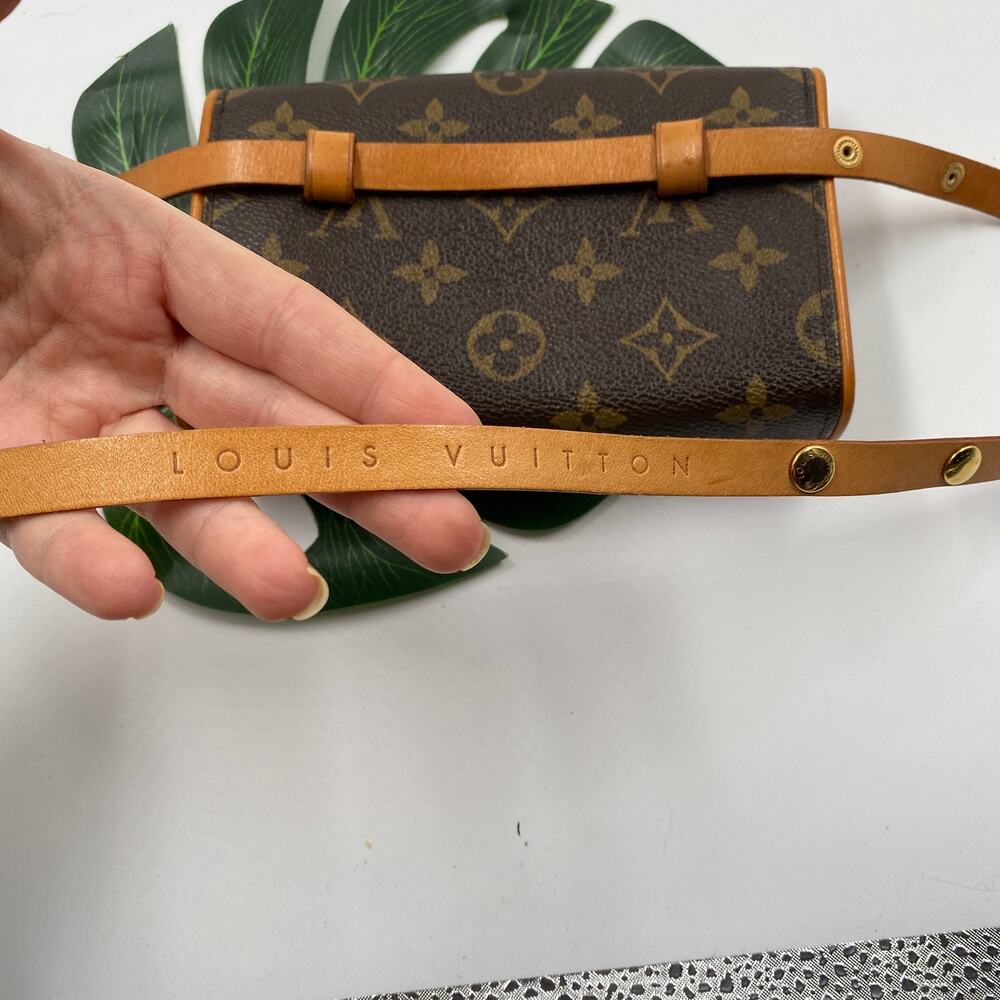 Louis Vuitton Florentine Waist Belt Bum Bag Monogram Crossbody Shoulder Clutch - Picture 7 of 16